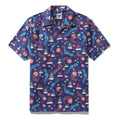 Summer Hawaiian Shirt For Men Underwater Cotton Beach Shirt Camp Collar By ME.COCO.DESIGN
