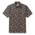 Men's Hawaiian Shirt Vintage Cotton Button-down Short Sleeve Aloha Shirt By Julia Madoka
