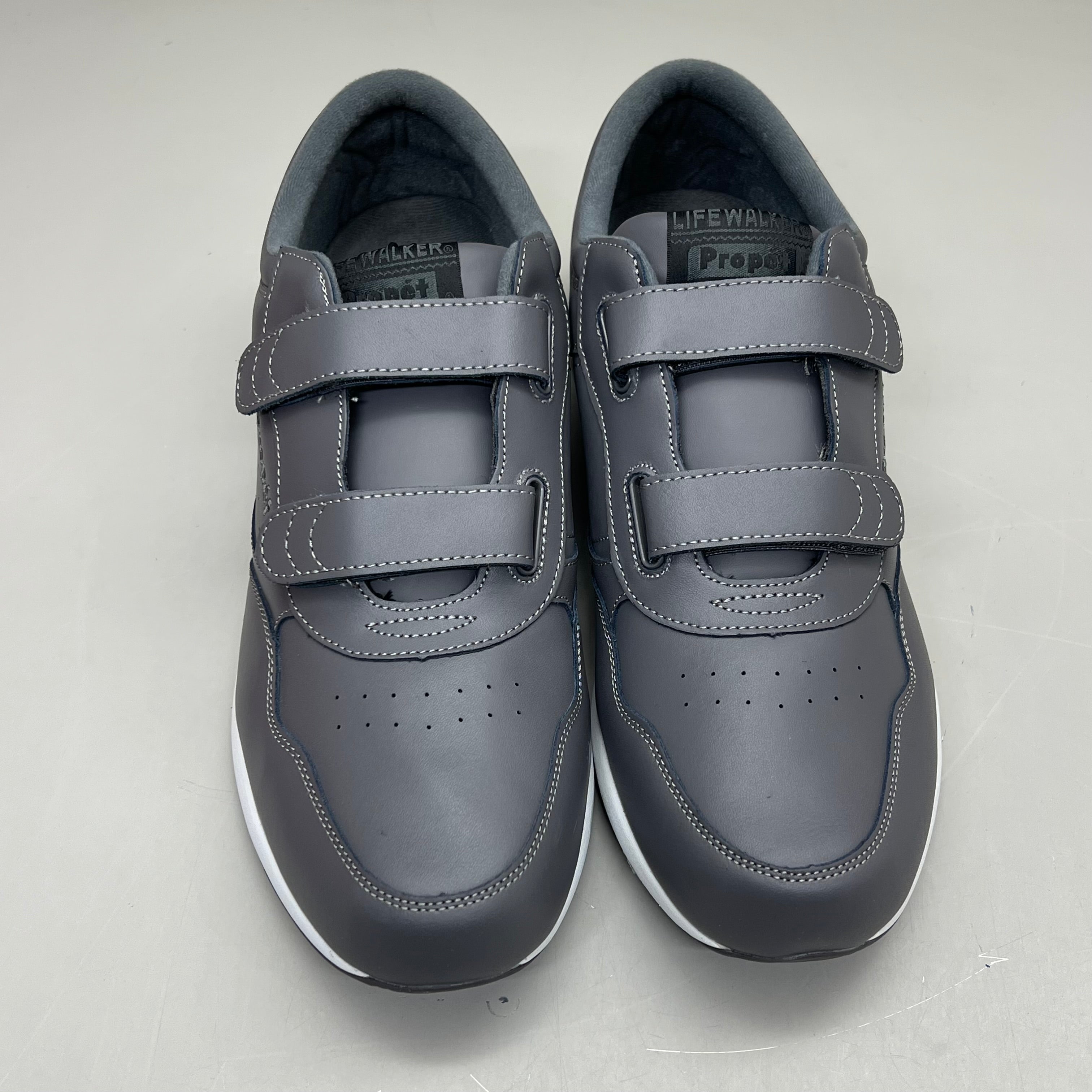 PROPET Lifewalker Strap Ortholite Walking Shoe Men's Sz 15 M(D) Dark Grey M3705