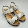 PROPET Wanda Sandal w/Wedge Heel Design Women's Sz 7 XX WIDE (4E) Cream WSX203L