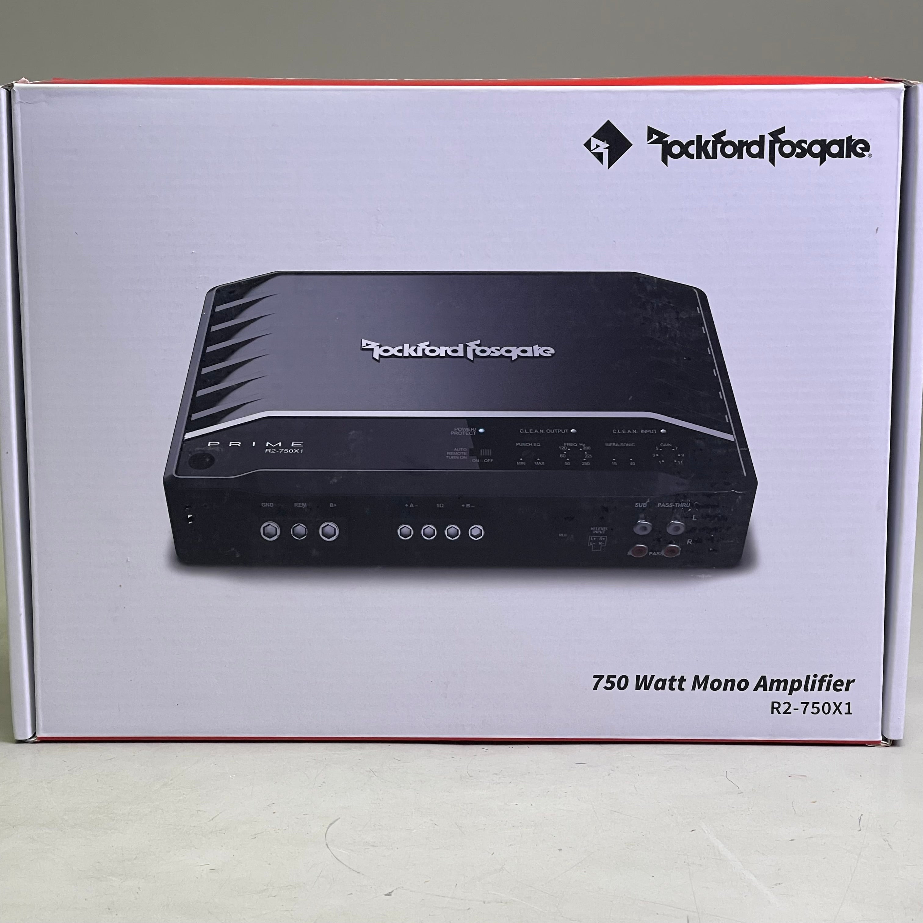 ROCKFORD FOSGATE Prime Series Mono Amplifier 750W Black R2-750X1