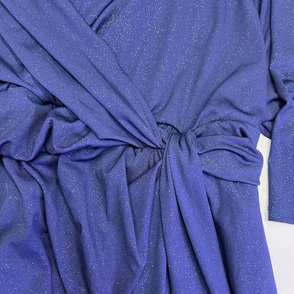 KIYONNA Romanced By Moonlight Gown Women's Sz 4X 26-28 Sparkle Blue (Pre-Owned)