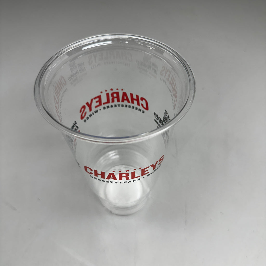 ZA@ CHARLEY'S 500ct 32oz Pet Clear Drinking Cup