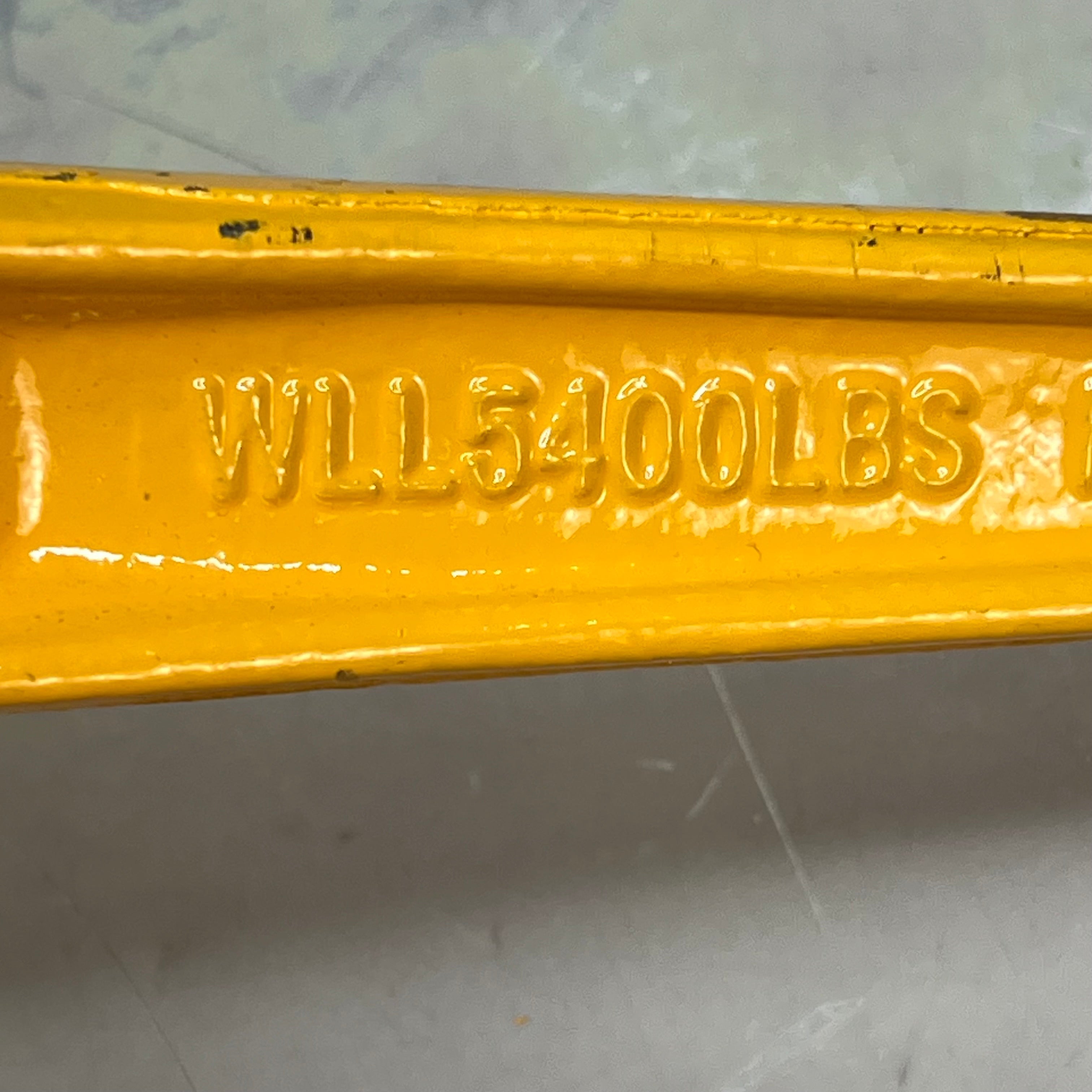 KINGCHAIN Ratchet Type Load Binder W/ Grab Hooks  5/16"-3/8" 5400lbs (Used)