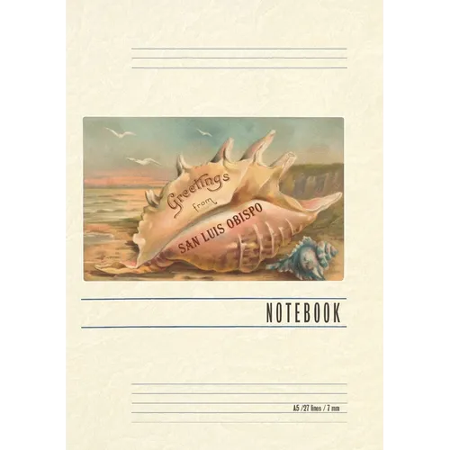 Vintage Lined Notebook Greetings from San Luis Obispo - Paperback