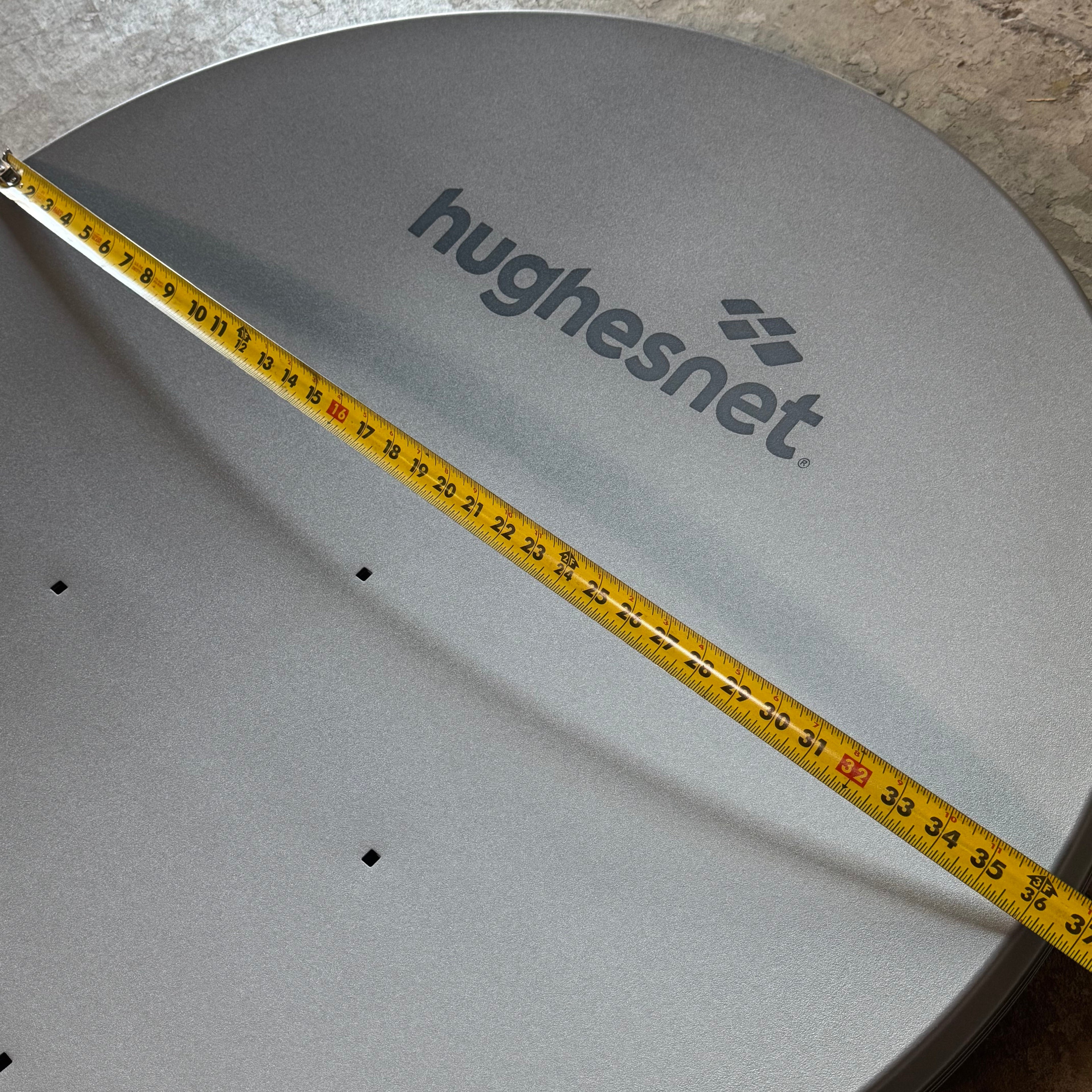 HUGHESNET (3 PACK) Satellite Dish Sz 36" D, Grey 1506560-0031