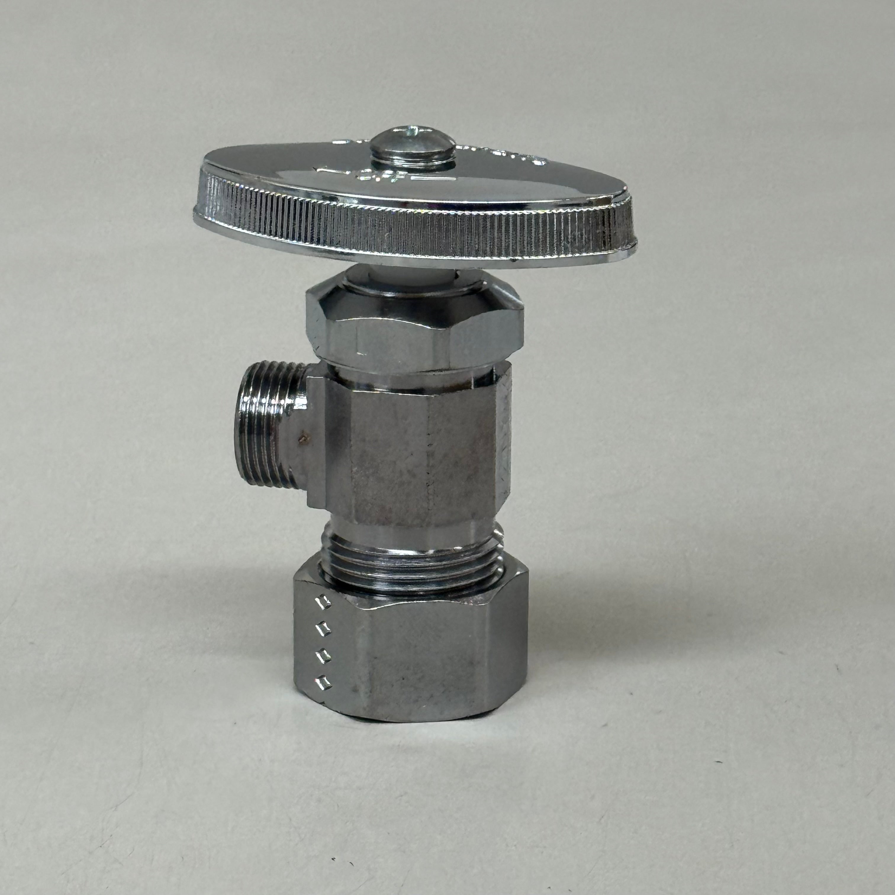 BRASSCRAFT (2 Pack) Multi-Turn Angle Valve 1/2"Nominal Compression Inlet X 3/8" Chrome Plated OCR19L1X-CB