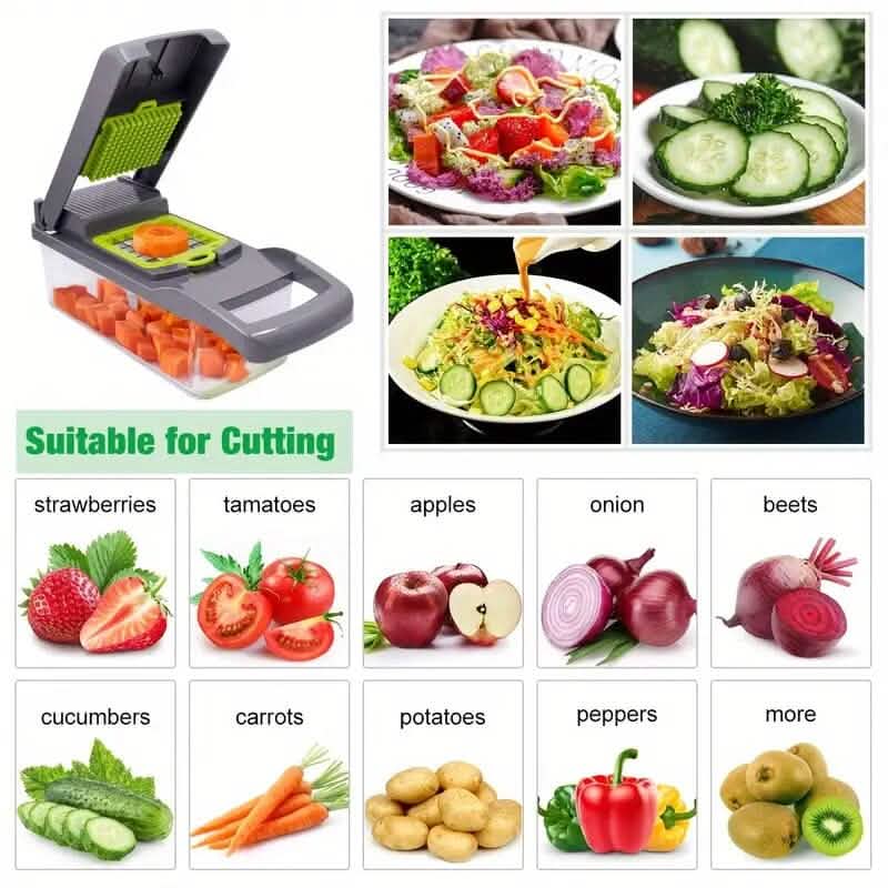 14-in-1 Kitchen Vegetable Chopper