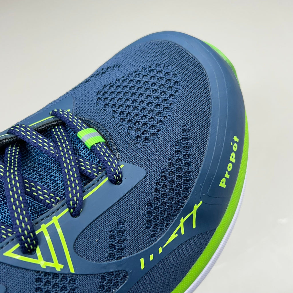 PROPET One LT Sneaker Ortholite Double Insole Mens Sz 8 XX(5E) Navy/Lime MAA022M