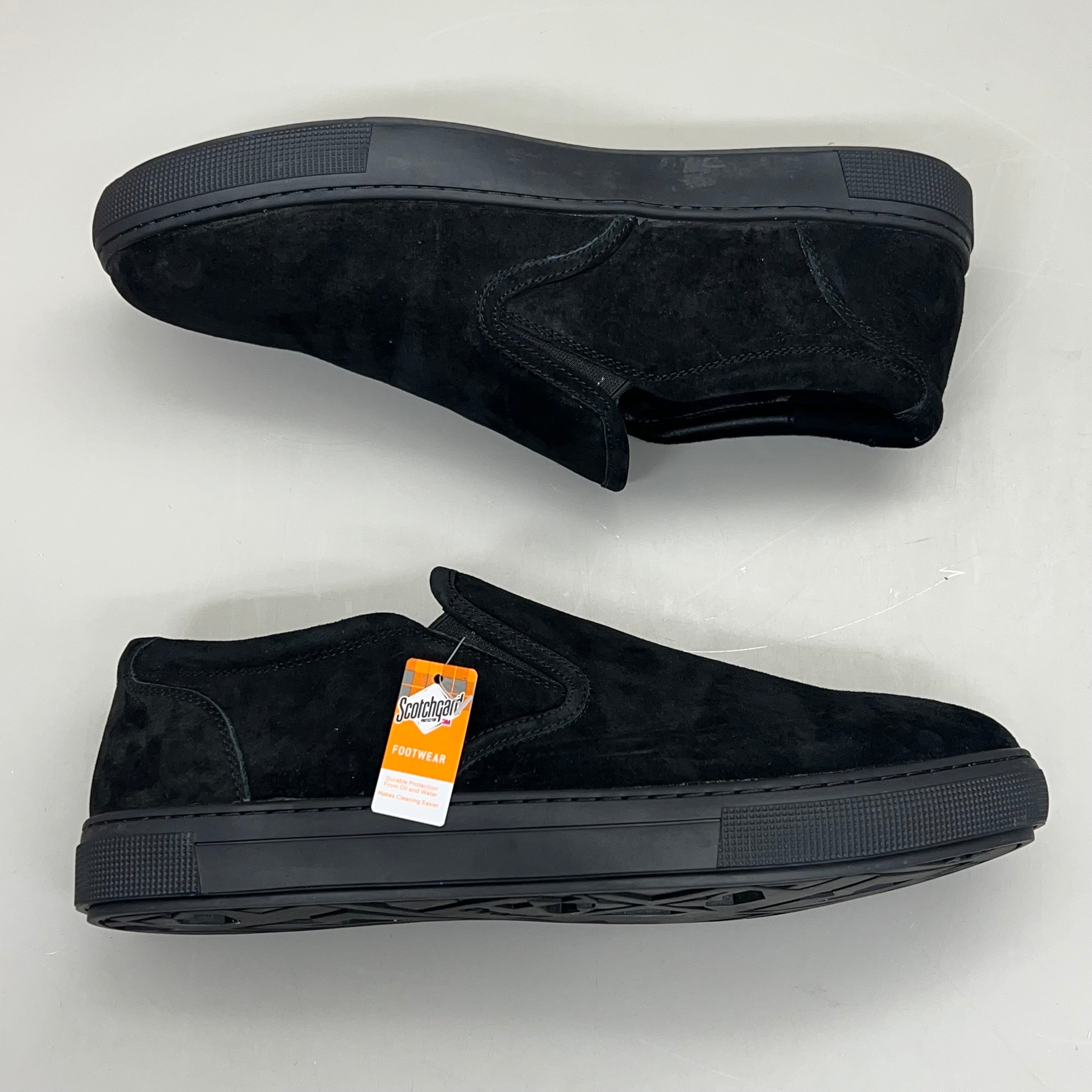 PROPET Kip Suede Slip-On Durocloud Foam Footbed Men's Sz 11.5 M(D) Black MCX074S