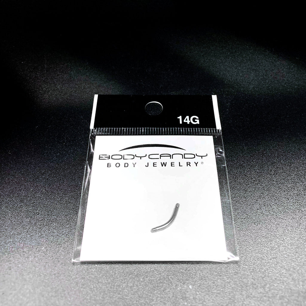 14G 316l Stainless Steel Replacement Curved Barbell 3/8