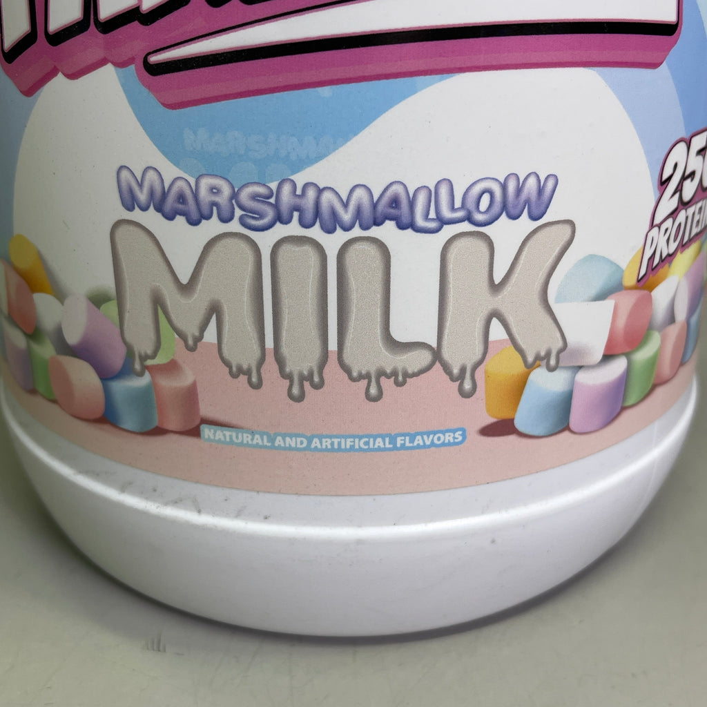 ZA@ AXE & SLEDGE Farm Fed 25G 100%Whey Protein Marshmallow Milk 28 Servings BB 04/26
