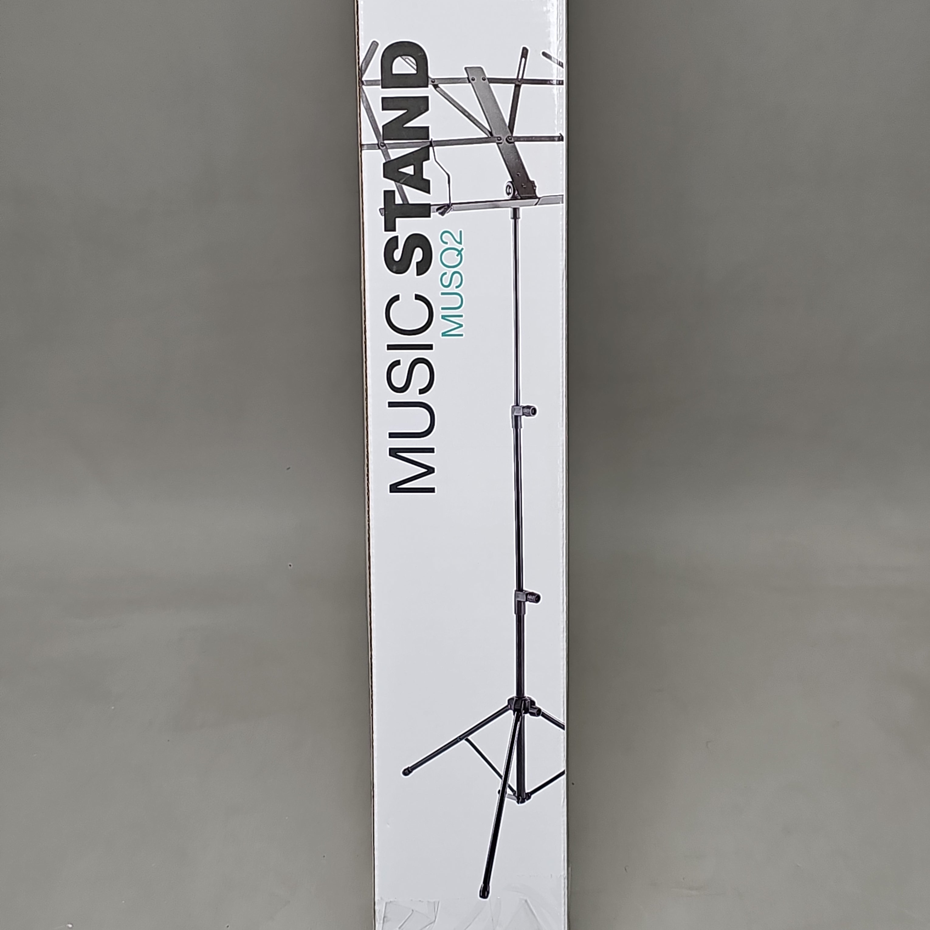 STAGG Economy Foldable Music Stand MUSQ2 Black (New)