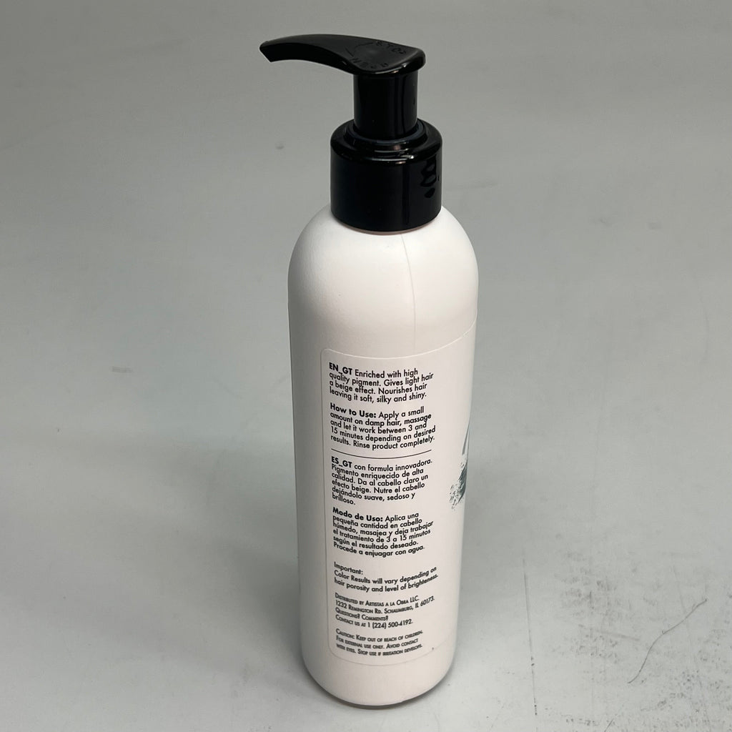 ARTISTAS A LA OBRA Nourishing Green Treatment/Mask & Toner Beige Effect 8fl Oz