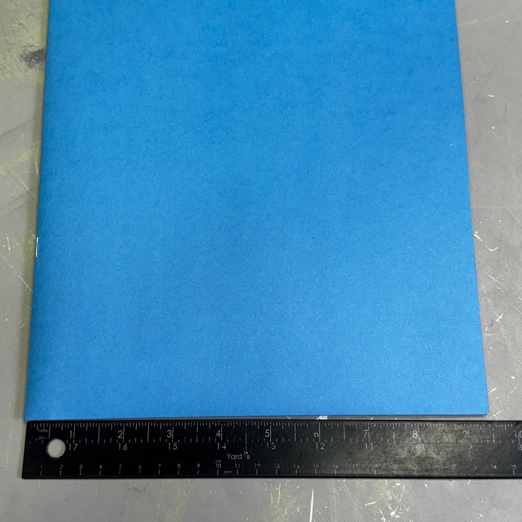 SKILCRAFT (25 PACK) Twin Pocket Portfolios, 30% Recycled 9.5"W x 11.5"L Light Blue NC27703