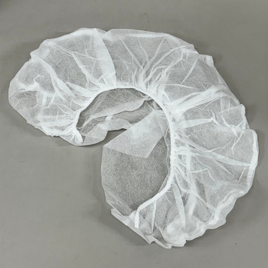 PIVOTAL  (50 PACK) Sani-Cover Face Rest Covers Fitted Disposable White FRC30-50