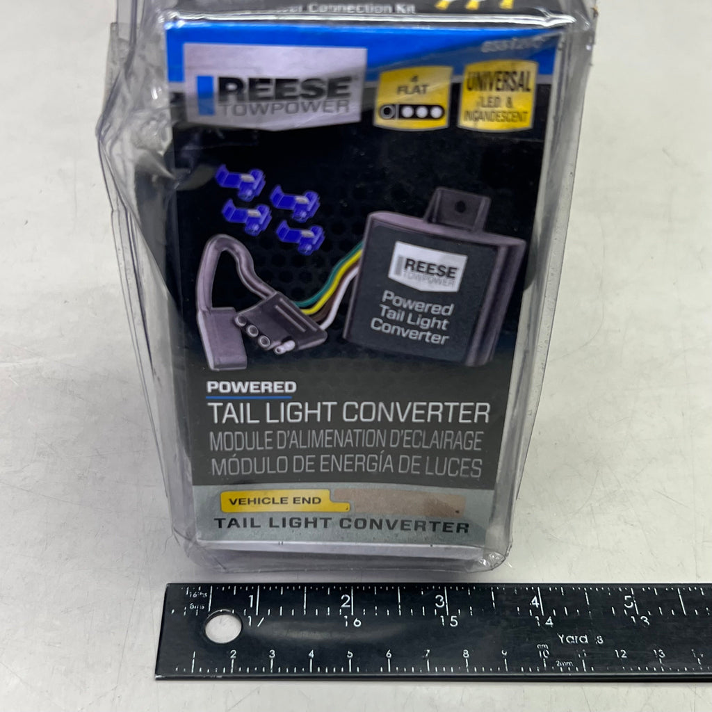 REESE TOWPOWER Powered Tail Light Converter Kit Sz 7" H x 3.5" W 4 Flat 8551200