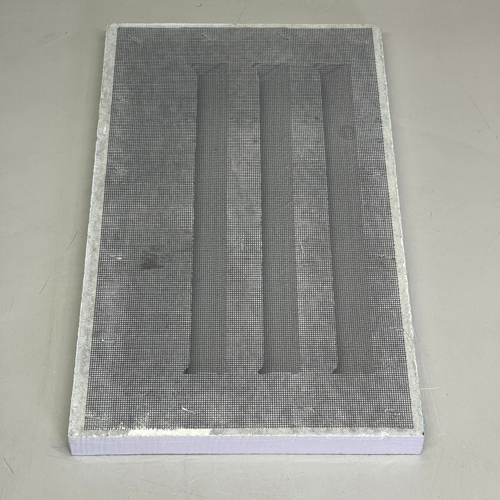 PORTLANDPRODUCTS (10 PACK) Rustic House Vent O/D 9.25" x 16" with 1" x 12" Slots Arctic White AWR408HV