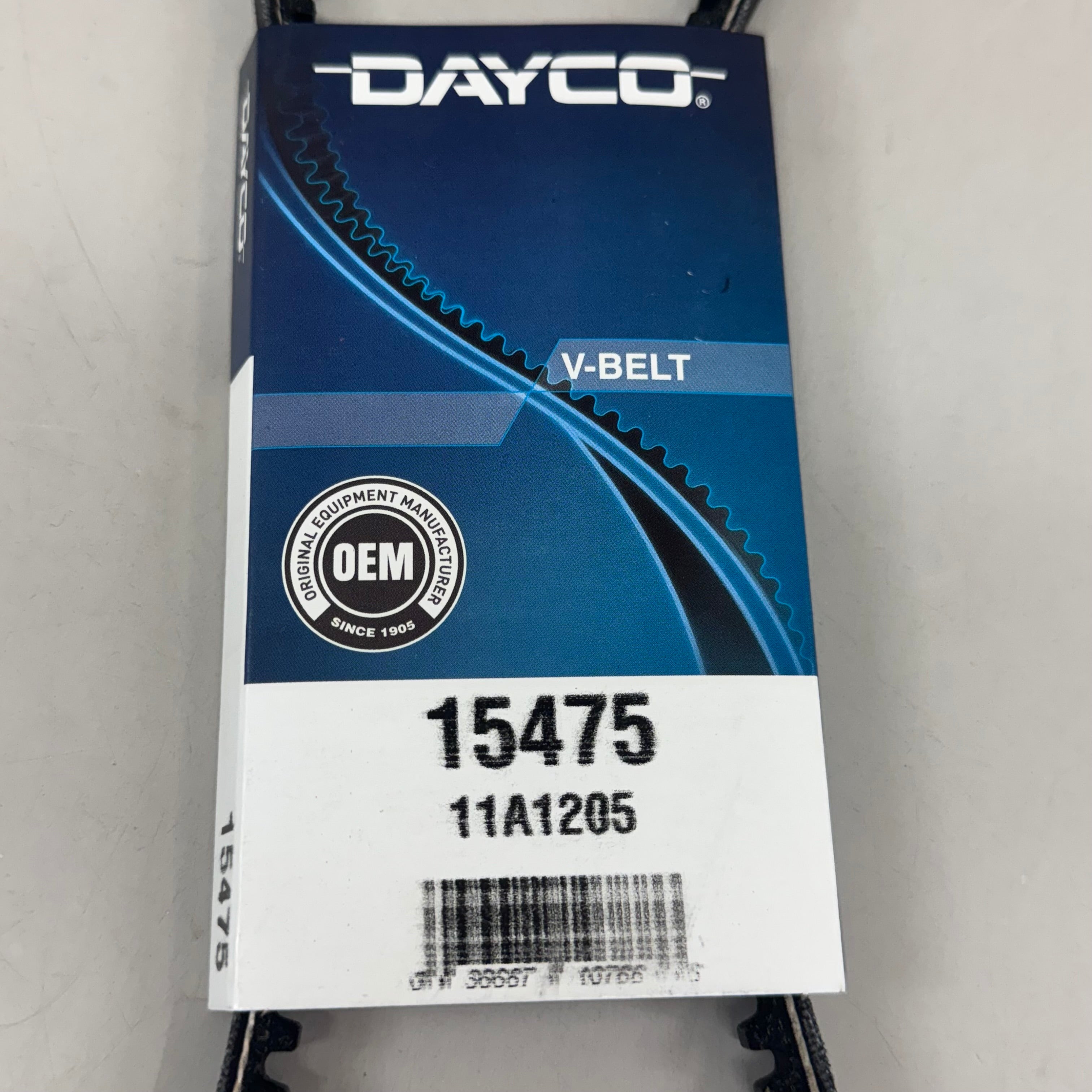 DAYCO V-Belt Top Width .44" Bottom Cog Belt Construction SAE J636 SAE J637 15475