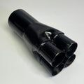 SCHOENFELD Steel Slip-On Collector 1-7/8 3-1/2" Outlet 9" Long Black SCHSO83541