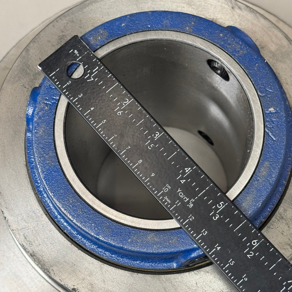 ROYERSFORD Type E Piloted Flange Bearings 4" Non-Expansion Blue 20-06-0400