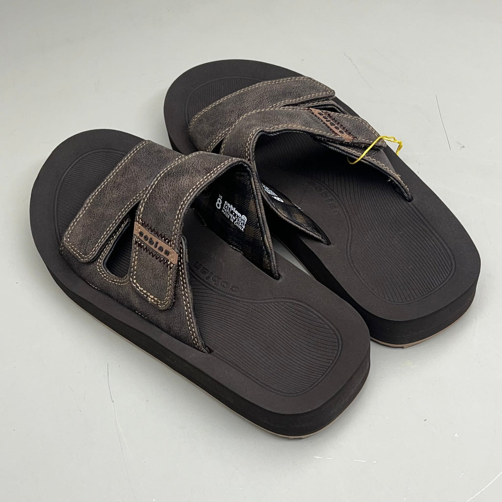 COBIAN Trestles Trek Slide EVA Top Sole Men's Sz 12, 45 Eu Chocolate TTS24-201-12
