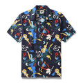 1960s Vintage Hawaiian Shirt For Men Jazz Club Shirt Camp Collar 100% Cotton By Evan