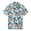 Hawaiian Shirt For Men Fantasy of the Paradise Bird Print 1930s Vintage Shirt By Amy