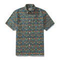 Men's Hawaiian Shirt Joyful Jungle Print By Cassandra O'Leary Cotton Button-down Short Sleeve Aloha Shirt