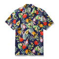 Avocado Papaya Mango Tropical Fruit Men's Hawaiian Shirt 100% Cotton By Sylvia