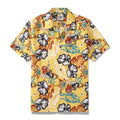 1940s Vintage Hawaiian Shirt For Men Summer of San Pedro Shirt Camp Collar 100% Cotton By Evan
