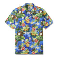 1960s Vintage Hawaiian Shirt For Men Island Folk Song Shirt Camp Collar 100% Cotton By Evan