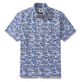 Men's Hawaiian Shirt Voyage of Discovery Print Cotton Button-down Short Sleeve Aloha Shirt By Amy