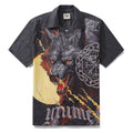 Hawaiian Shirt For Men Fenrir Print Shirt Camp Collar 100% Cotton By Cigar