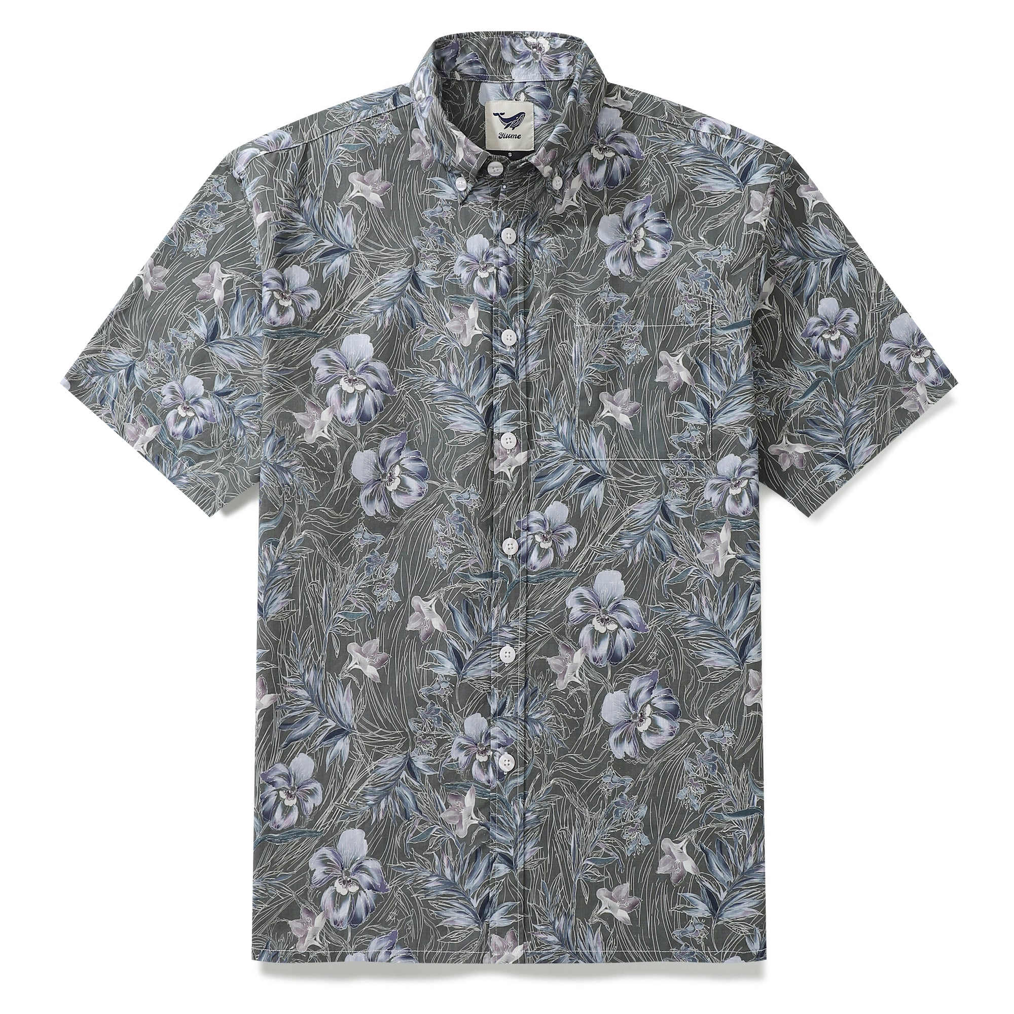 Hawaiian Shirts For Men 1920s Vintage Cotton Misty Garden Short Sleeve Aloha Shirt By Amy