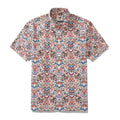 Men's Hawaiian Shirt Rural Charm Print Cotton Button-down Short Sleeve Aloha Shirt By Amy