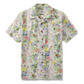 Hawaiian Shirt For Men Hummingbirds Dancing in Flowers Shirt Camp Collar 100% Cotton By Cigar