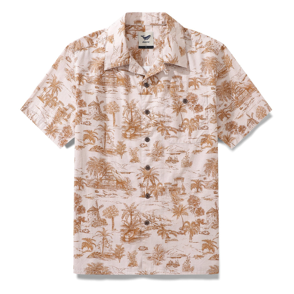 Hawaiian Shirt For Men California Dreams 1920s Vintage Shirt By Sherry