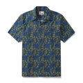 Hawaiian Shirt For Men Grapevine Shirt Camp Collar 100% Cotton By Amy
