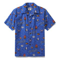Independence Day Hawaiian Shirt For Men Celebrating Freedom Shirt Camp Collar 100% Cotton By Sun