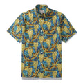 Hawaiian Shirts For Men Maurice Pillard Verneuil Birds and Wisteria Designer Shirt Short Sleeve By Amy