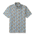 Men's Hawaiian Shirt Lily of the Valley Print Cotton Button-down By Amy
