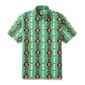 Men's 1970s Vintage Hawaiian Shirt Nation of the South Print Cotton Button-down Short Sleeve Aloha Shirt By Evan