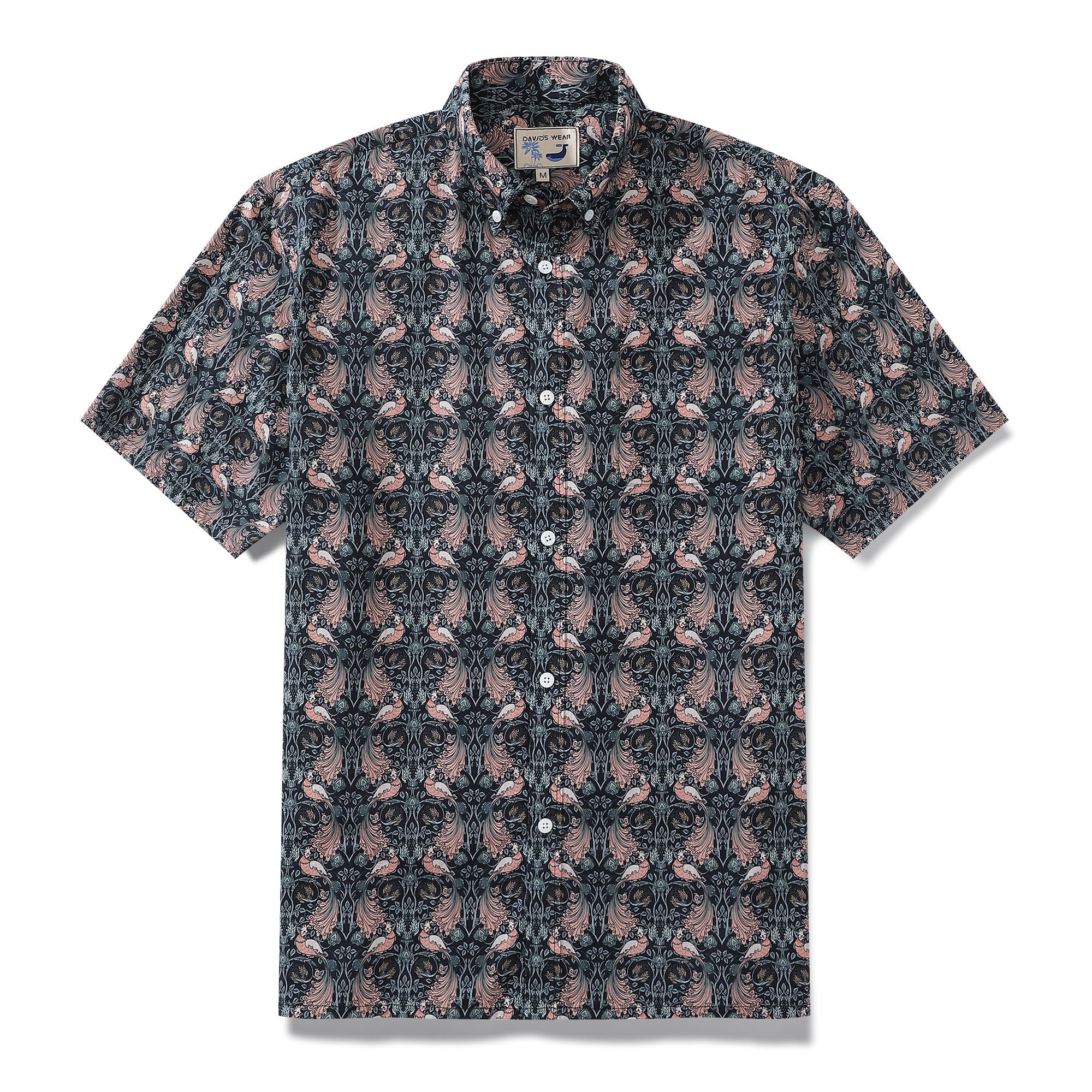 Hawaiian Shirts For Men Birds Designer Button-down Shirt By Amy