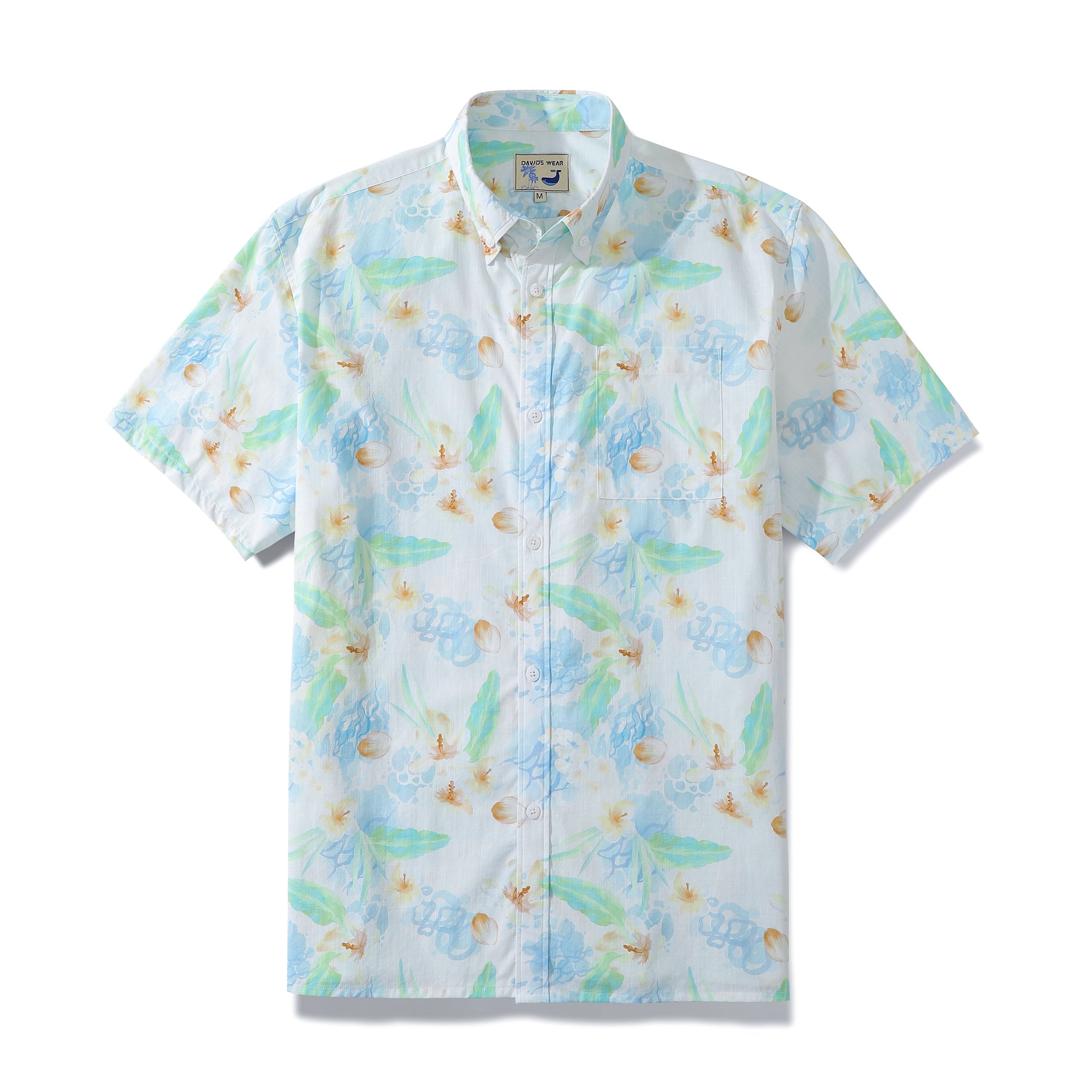 Hawaiian Shirts For Men Tropical Floral Print Vintage Short Sleeve Button Down By Evan