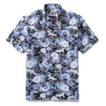 Men's Hawaiian Shirt Mystic Serenity Print Cotton Button-down Short Sleeve Aloha Shirt By Sylvia
