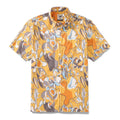 Men's Hawaiian Shirt Tropical Jazz Print Cotton Button-down Short Sleeve Aloha Shirt By Evan