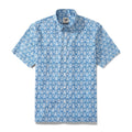 Men's Hawaiian Shirt Vintage Flowers Print Cotton Button-down By Amy