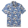 Men's Hawaiian Shirt Lucky Embrace Print Cotton Button-down Short Sleeve Aloha Shirt By Sun