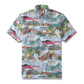 Hawaiian Shirts For Men Vintage Cretaceous Dinosaur Print Shirt By Amy